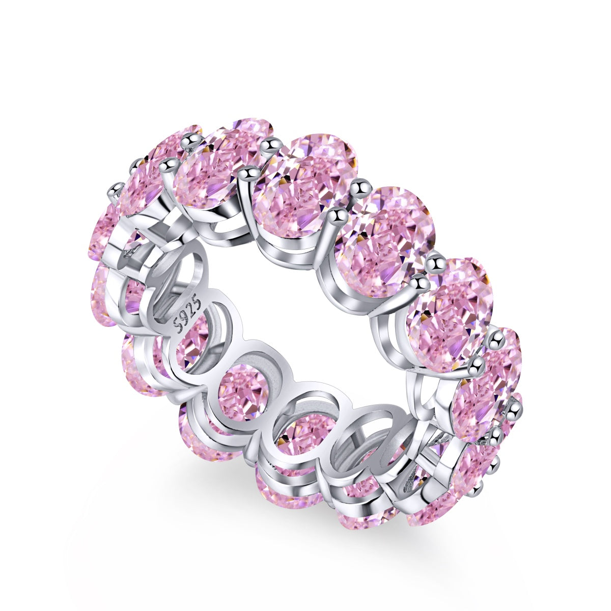 [Mirelle Jewelry]Dainty Elongated Cushion Cut Tennis Ring