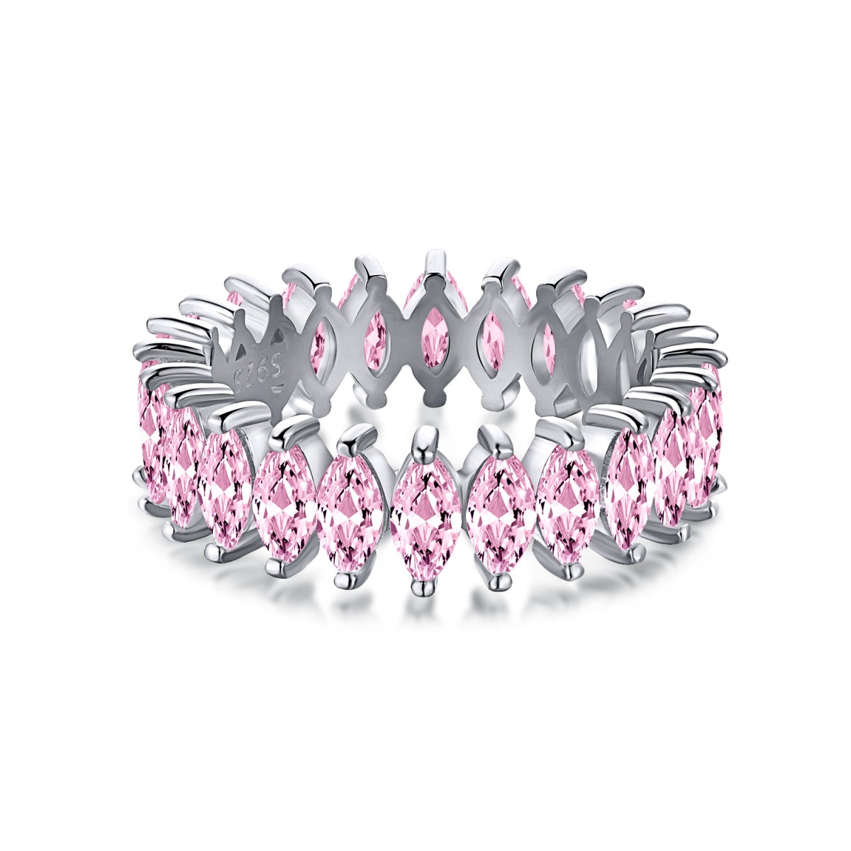 [Mirelle Jewelry]Gorgeous Marquise Cut Tennis Ring