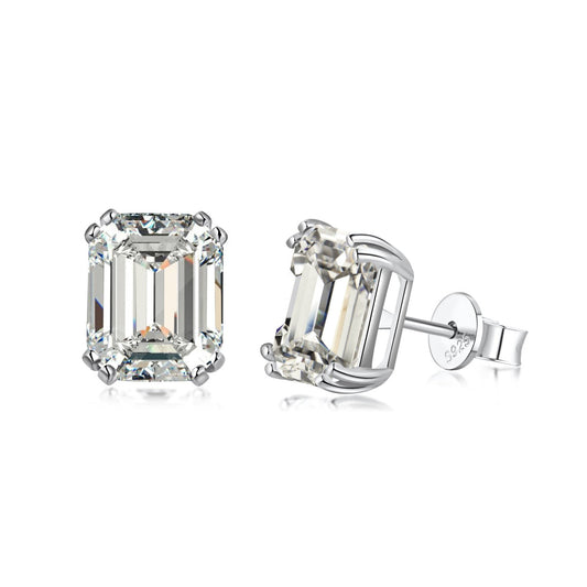 [Mirelle Jewelry]Dazzling Square Shape Earrings