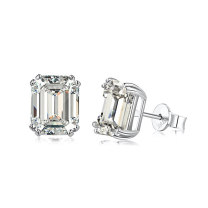 [Mirelle Jewelry]Dazzling Square Shape Earrings