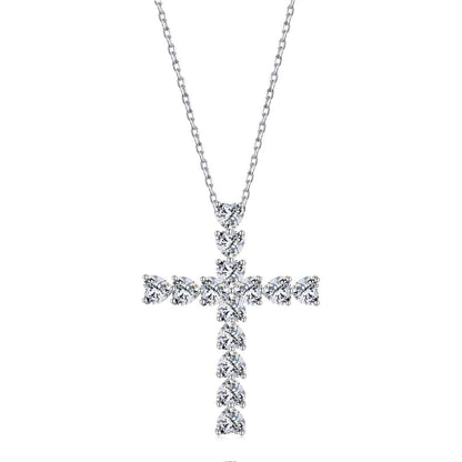 [Mirelle Jewelry]Radiant Cross Shape Necklace