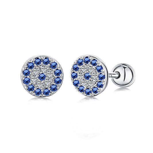 [Mirelle Jewelry]Devil's Eye Ear Bone Nail Earrings