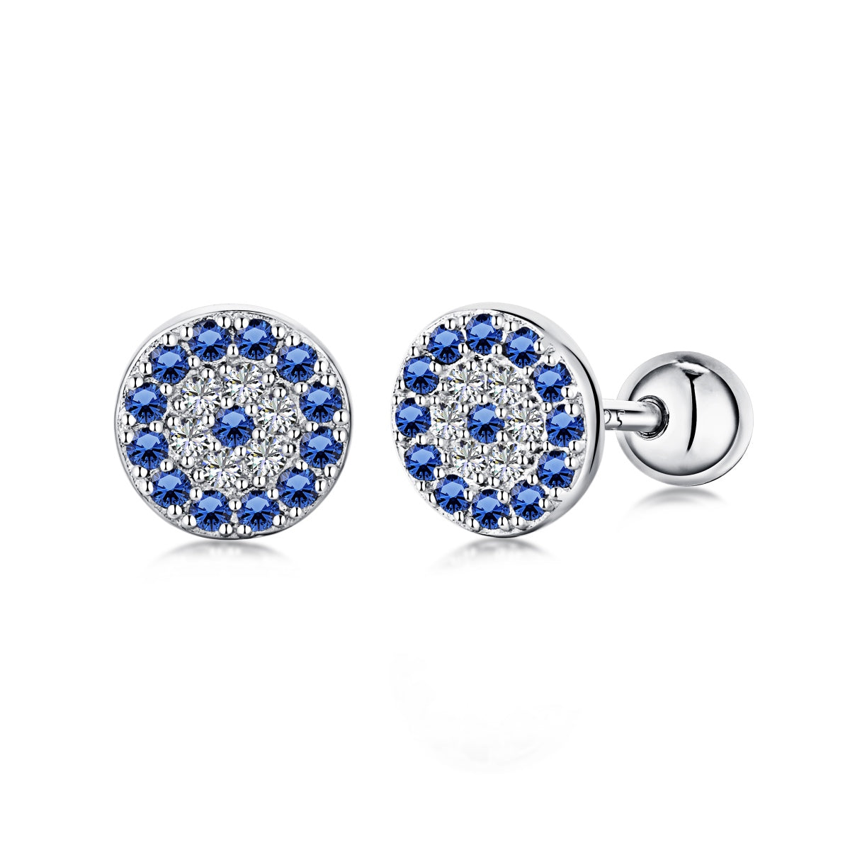 [Mirelle Jewelry]Devil's Eye Ear Bone Nail Earrings