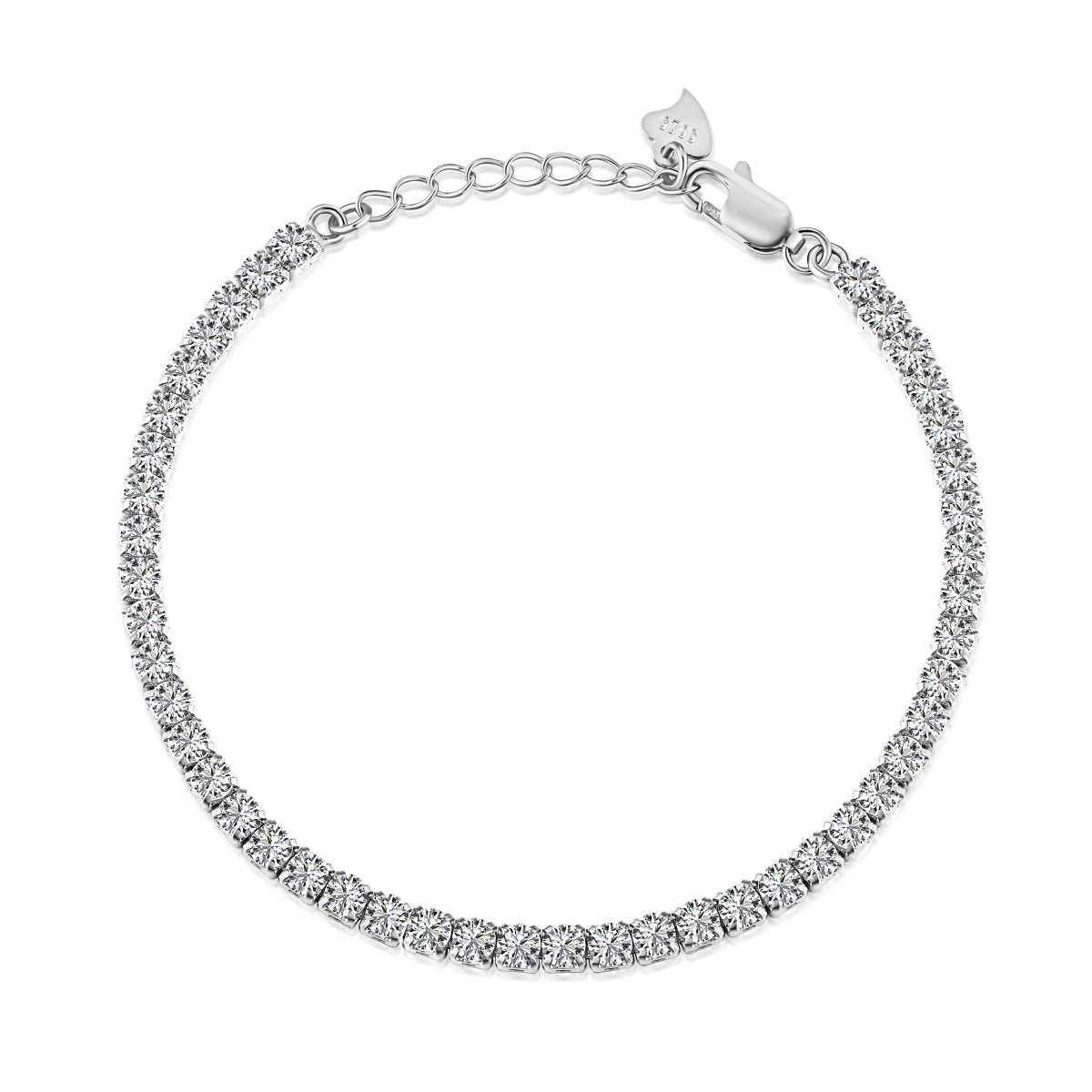 [Mirelle Jewelry]Sparkling Round Cut Daily Bracelet
