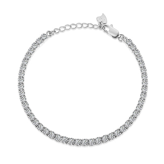 [Mirelle Jewelry]Sparkling Round Cut Daily Bracelet