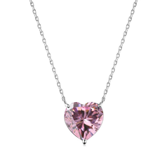 [Mirelle Jewelry]6.0 carat Radiant Heart Shape Necklace