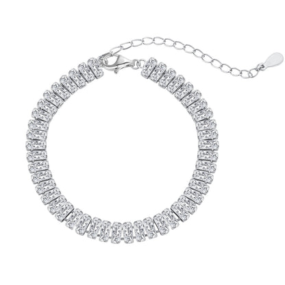 [Mirelle Jewelry]Exquisite Emerald Cut Daily Bracelet