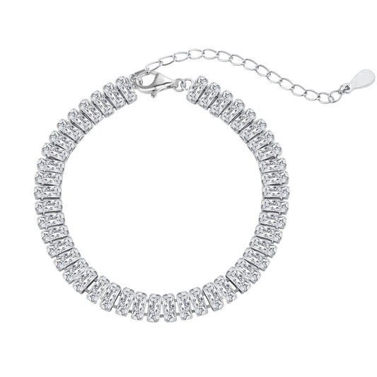 [Mirelle Jewelry]Exquisite Emerald Cut Daily Bracelet