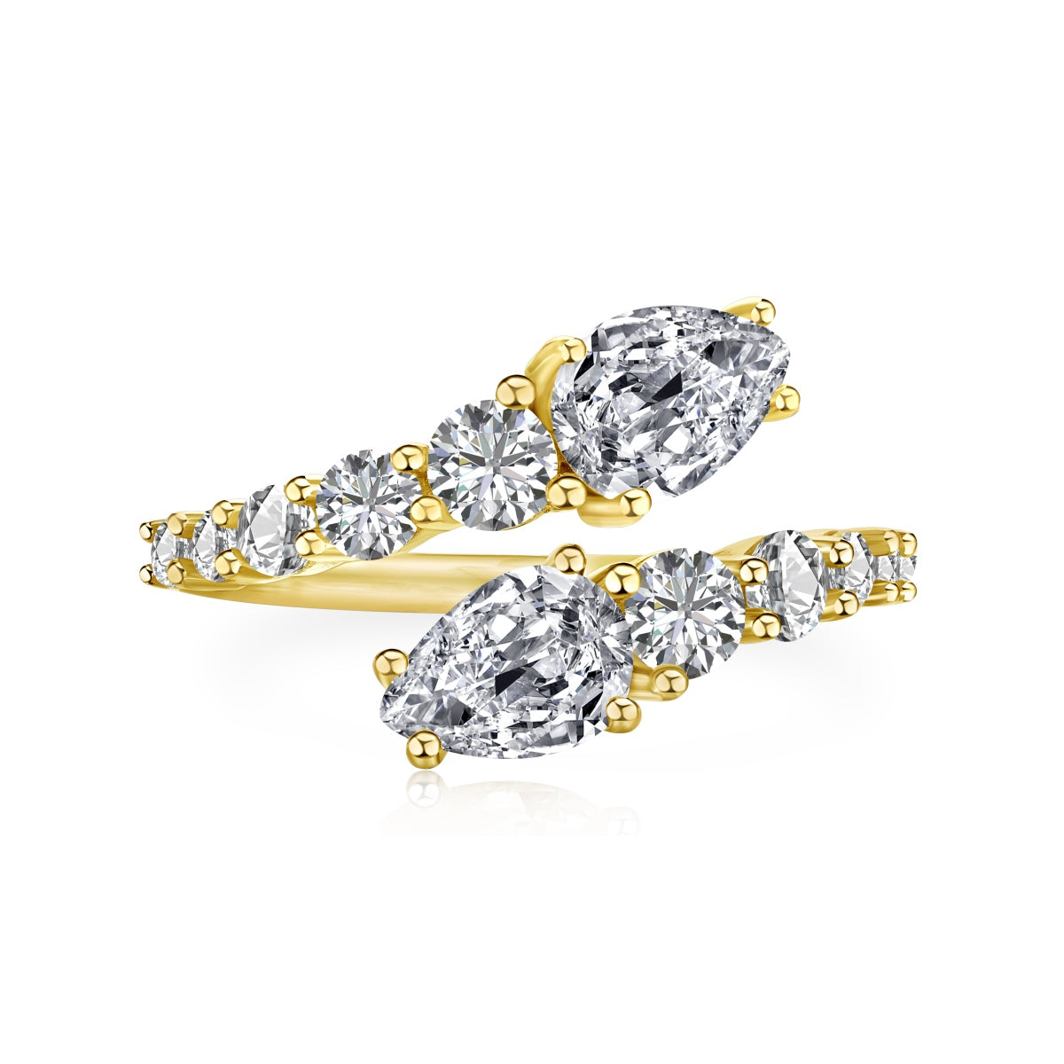 [Mirelle Jewelry]Delicate Lively Snake Shape Daily Ring
