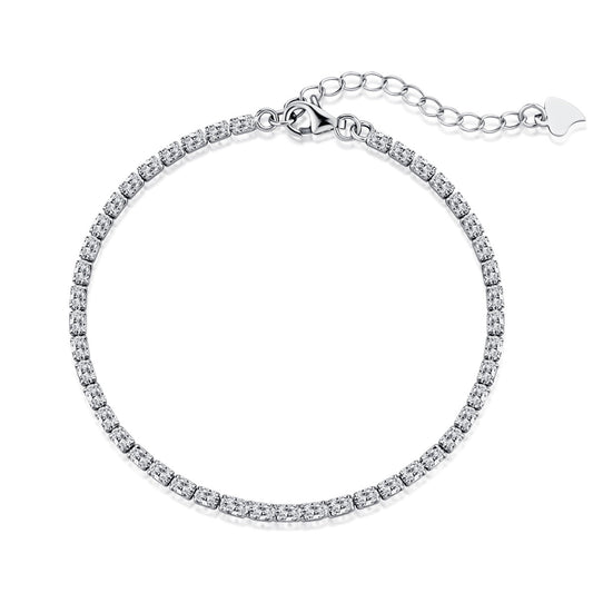 [Mirelle Jewelry]Elegant Emerald Cut Daily Bracelet