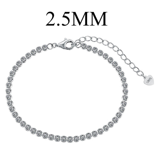 [Mirelle Jewelry]Dazzling Sparkling Round Cut Daily Bracelet
