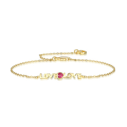 [Mirelle Jewelry]Romantic Heart Shape Lover Bracelet