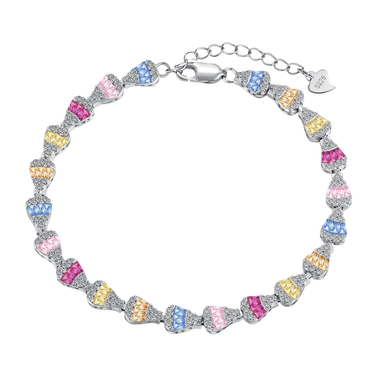 [Mirelle Jewelry]Radiant Water Drop Shape Daily Bracelet