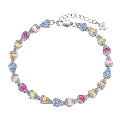 [Mirelle Jewelry]Radiant Water Drop Shape Daily Bracelet