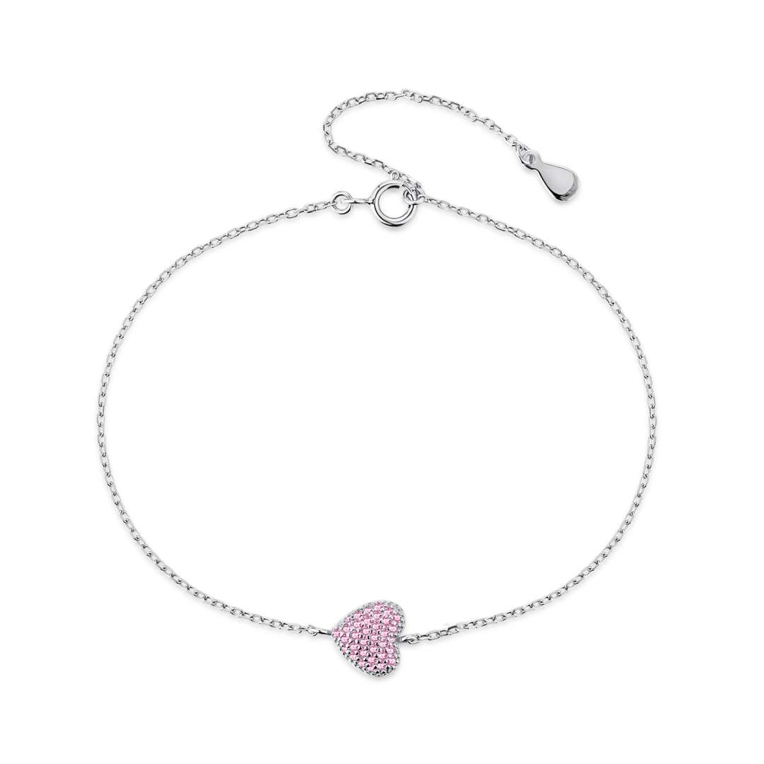 [Mirelle Jewelry]Heart-Shaped Gentle and Versatile Bracelet