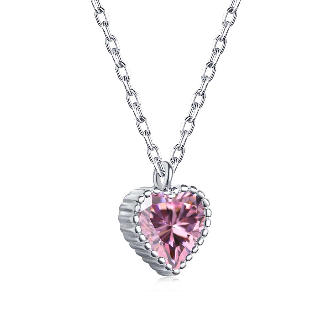 [Mirelle Jewelry]Ornate Heart Shape Necklace