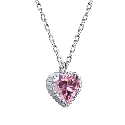 [Mirelle Jewelry]Ornate Heart Shape Necklace