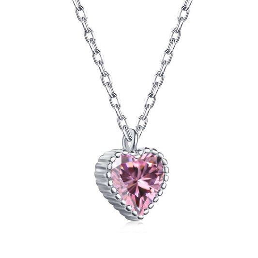 [Mirelle Jewelry]Ornate Heart Shape Necklace