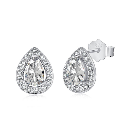 [Mirelle Jewelry]Luxurious Water Drop Shape Earrings
