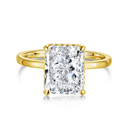 [Mirelle Jewelry]4.0 Carat Ornate Enchanting Radiand Cut Banquet Ring