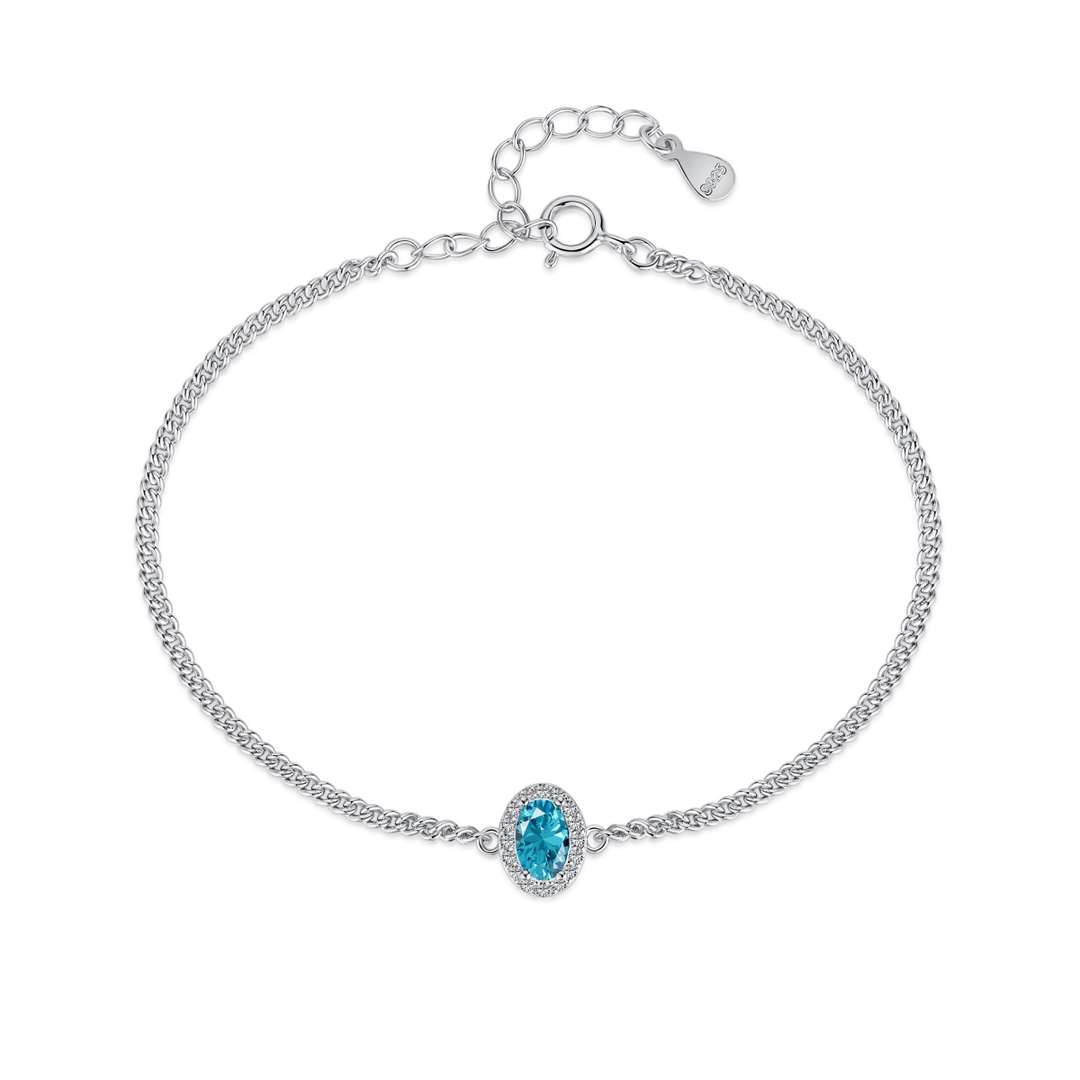 [Mirelle Jewelry]Exquisite Oval Shape Bracelet