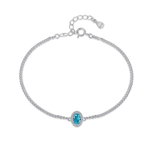 [Mirelle Jewelry]Exquisite Oval Shape Bracelet