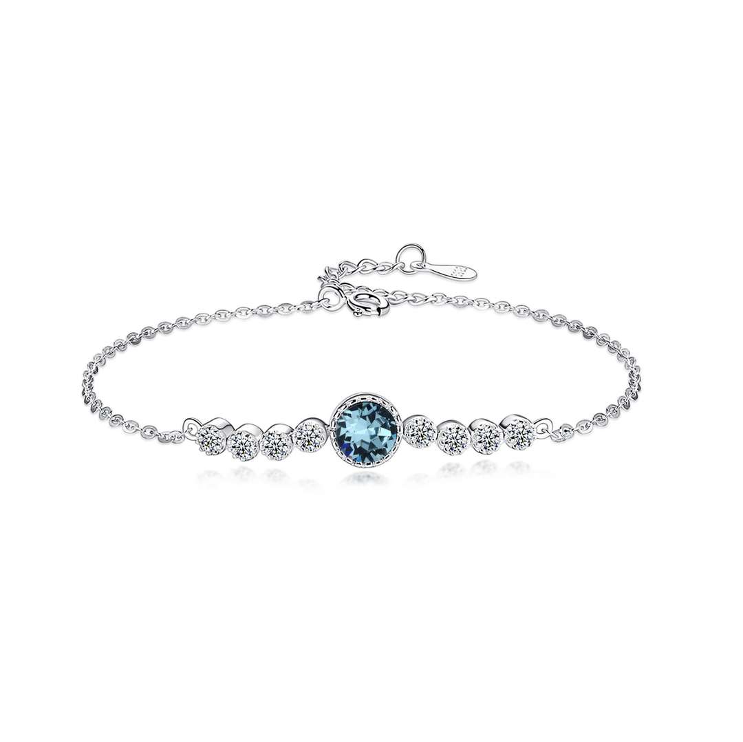 [Mirelle Jewelry]Luxurious Heart Of The Ocean Bracelet
