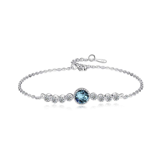 [Mirelle Jewelry]Luxurious Heart Of The Ocean Bracelet