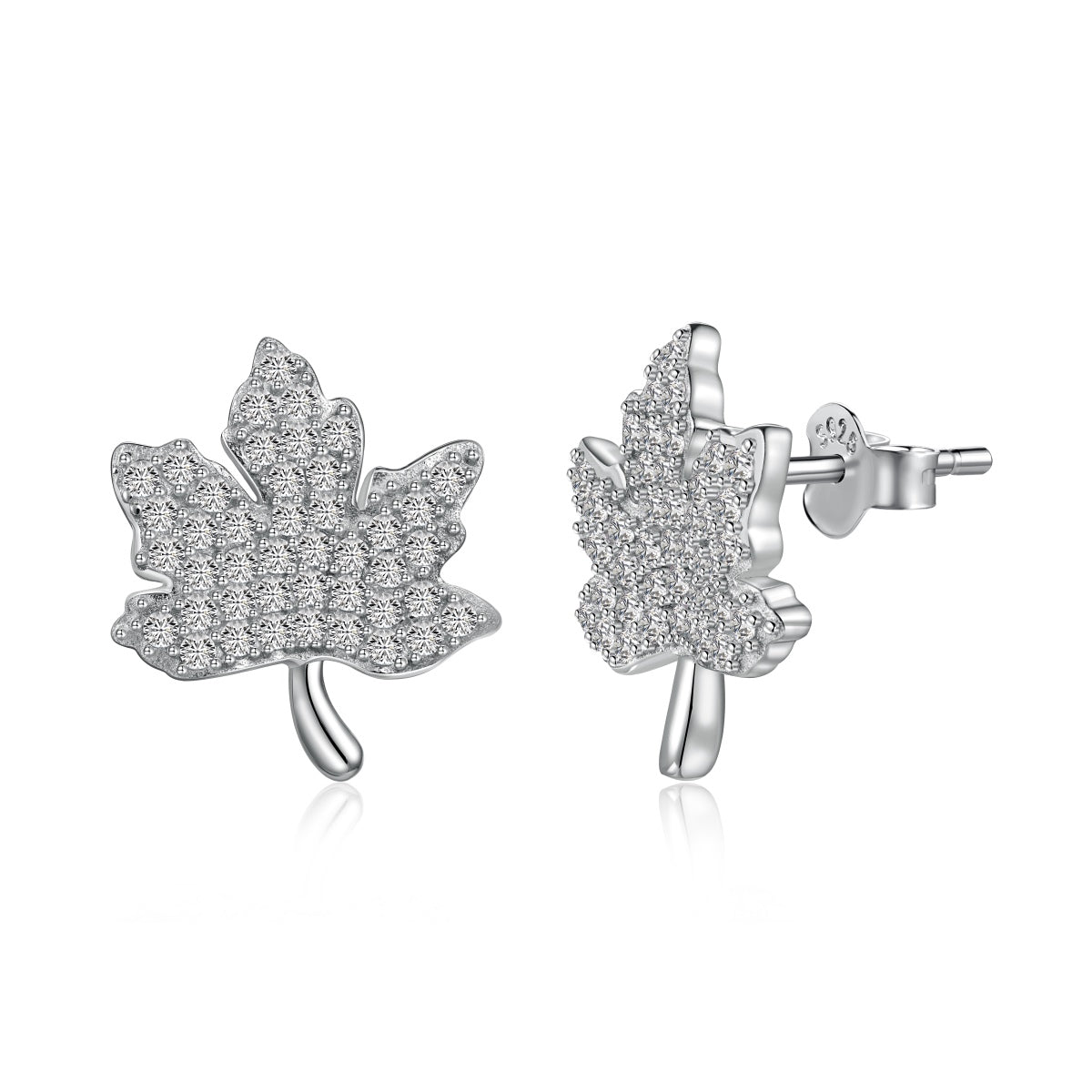 [Mirelle Jewelry]Exquisite Maple Leaf Design Earrings
