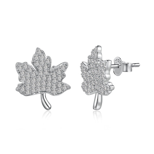 [Mirelle Jewelry]Exquisite Maple Leaf Design Earrings