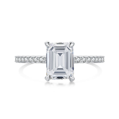 [Mirelle Jewelry]2.0 Carat Scintillating Ornate Radiant Cut Party Ring