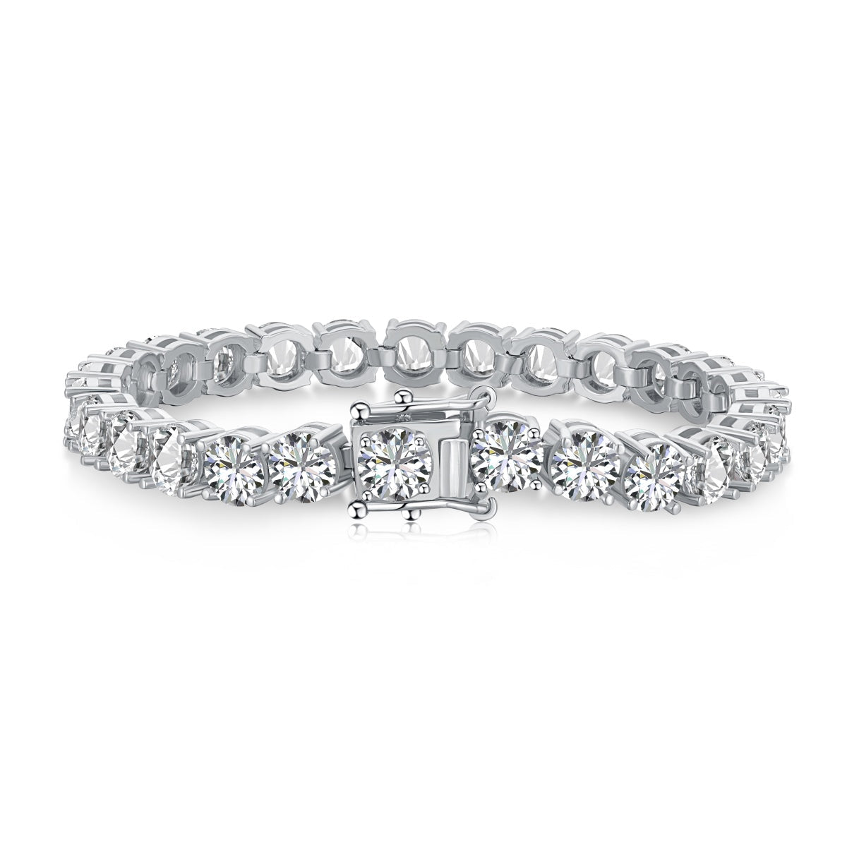 [Mirelle Jewelry]0.75 Carat Dazzling Round Cut Wedding Bracelet
