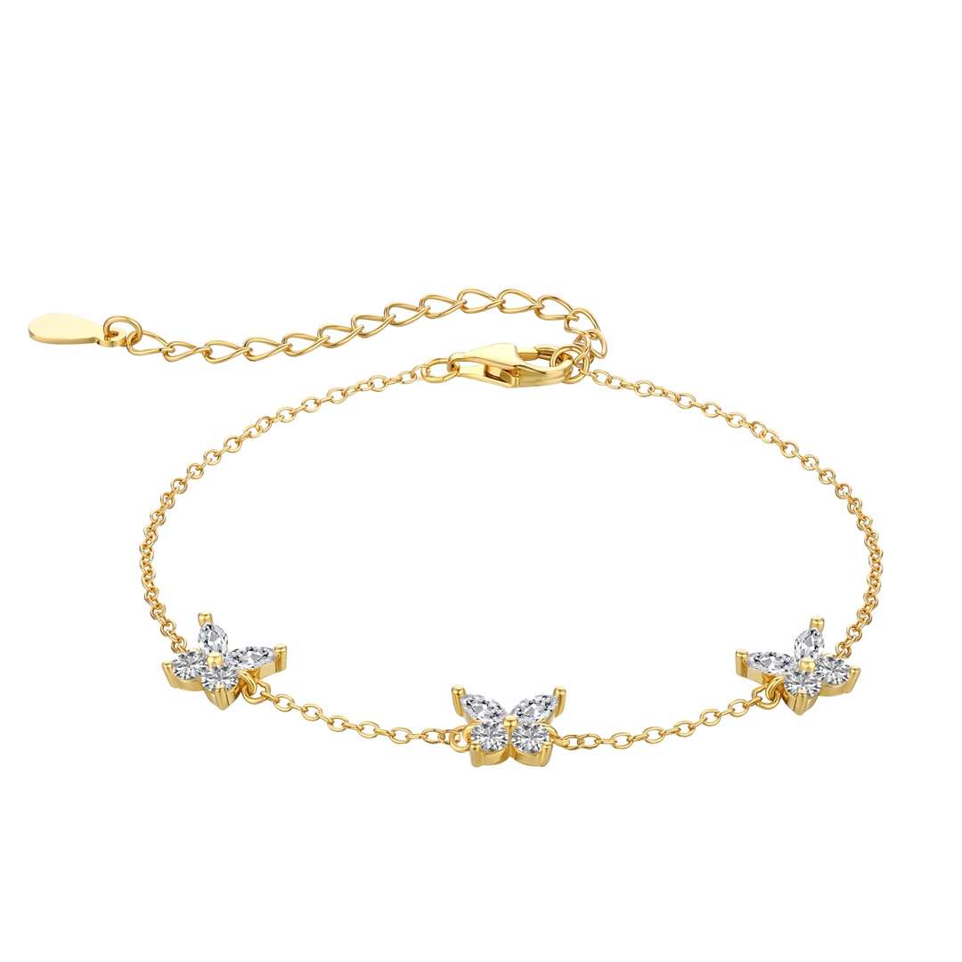[Mirelle Jewelry]Radiant Butterfly Shape Necklace