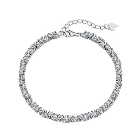 [Mirelle Jewelry]Dazzling Romantic Heart Shape Lover Bracelet