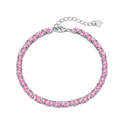 [Mirelle Jewelry]Dazzling Romantic Heart Shape Lover Bracelet