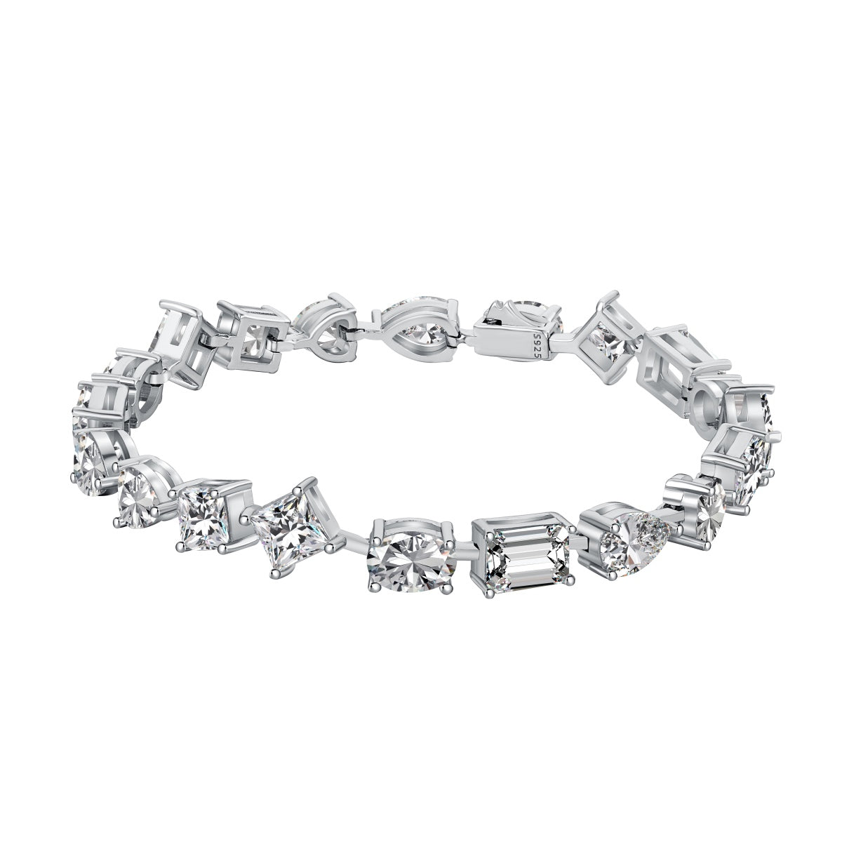 [Mirelle Jewelry]Unique Exquisite Multi Cut Daily Bracelet