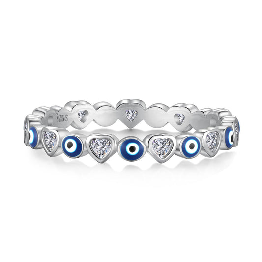[Mirelle Jewelry]Radiant Colorful Round Shape Daily Ring