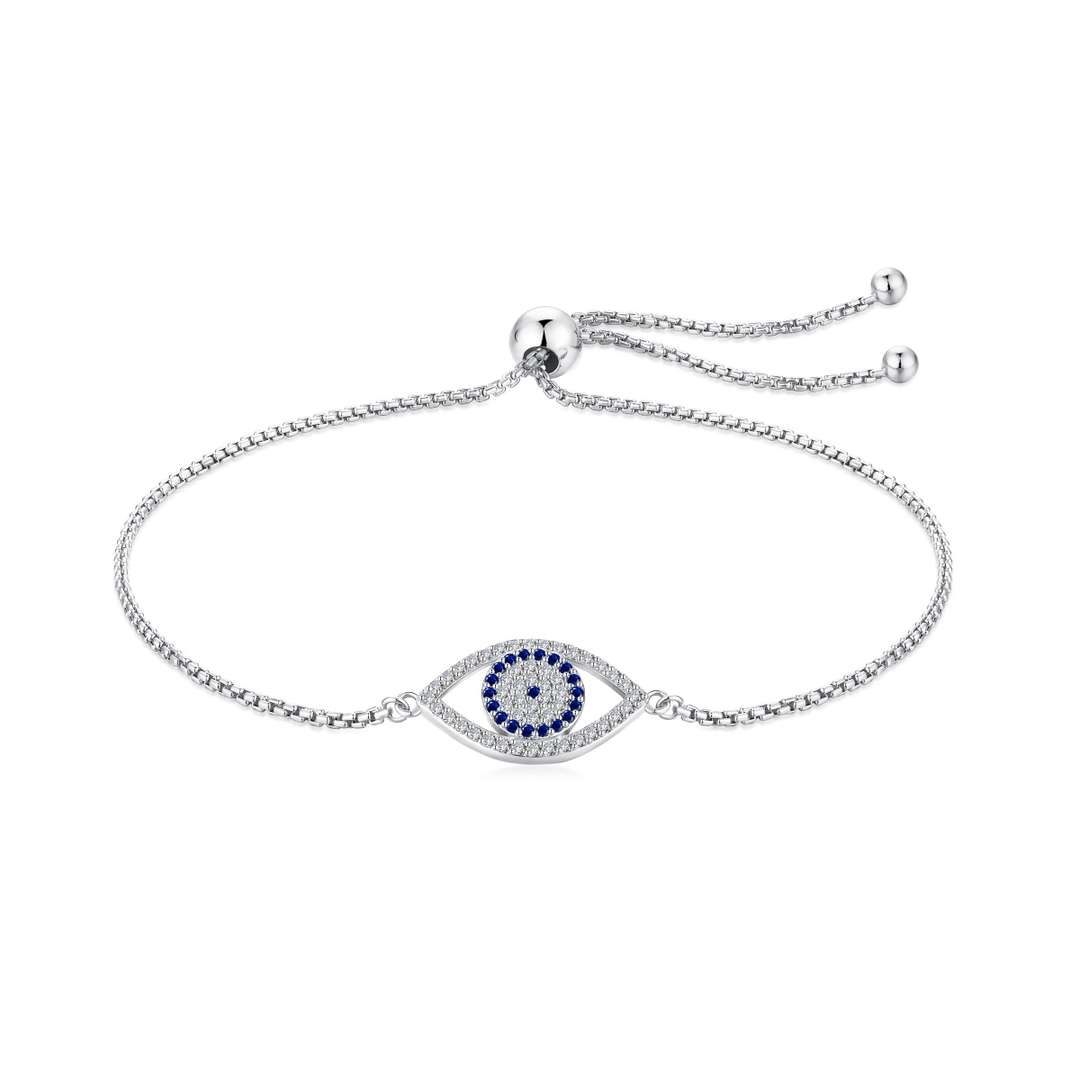 [Mirelle Jewelry]Dazzling Eye Shape Necklace