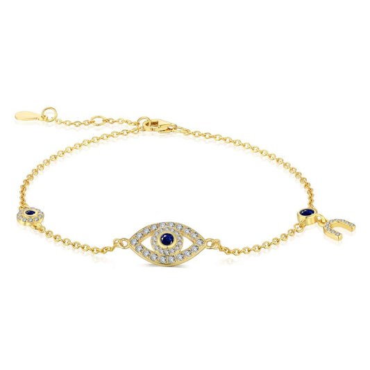 [Mirelle Jewelry]Dainty Eye Shape Necklace