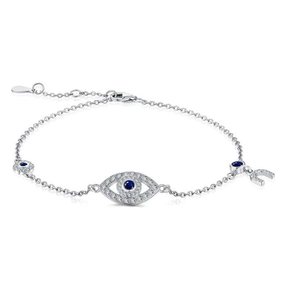 [Mirelle Jewelry]Dainty Eye Shape Necklace