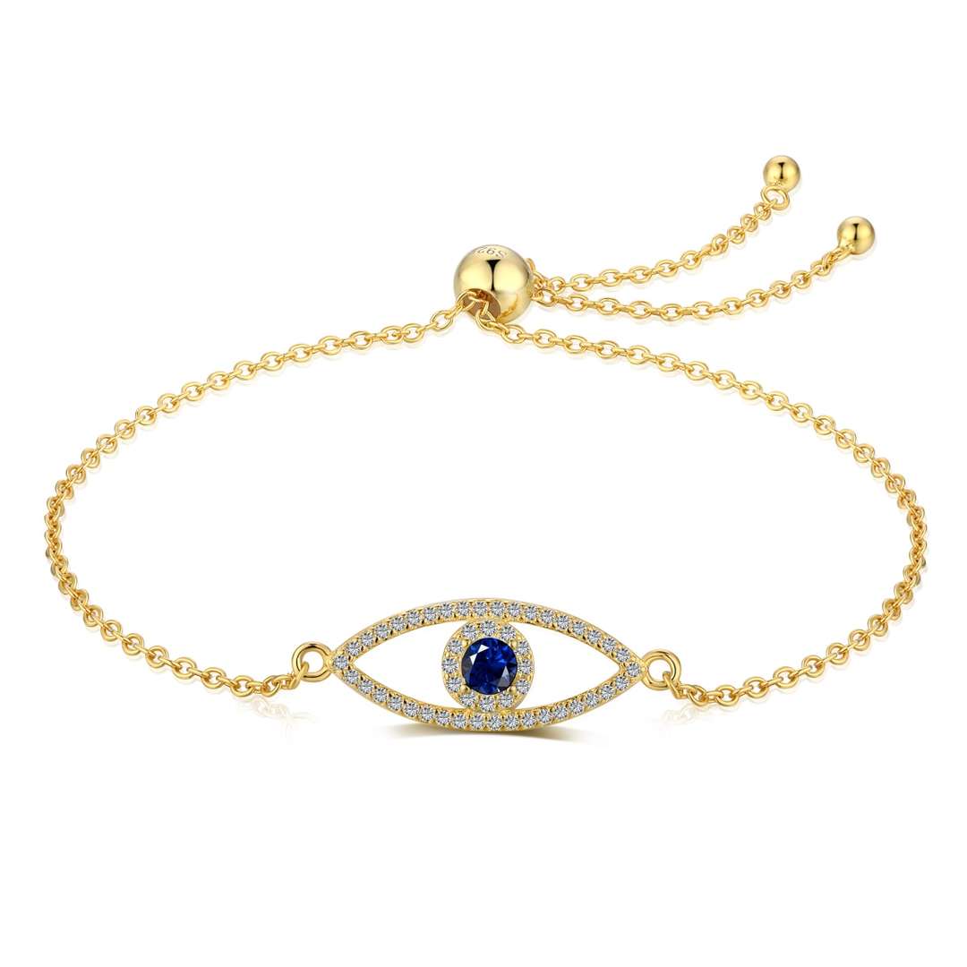 [Mirelle Jewelry]Devil's Eye Hollow Design Bracelet
