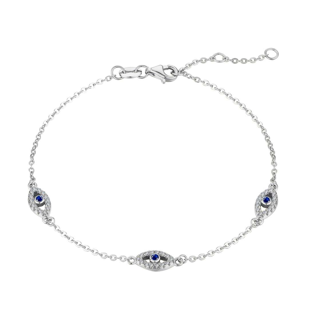 [Mirelle Jewelry]Evil Eye Shape Pendent Necklace