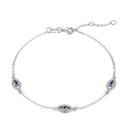 [Mirelle Jewelry]Evil Eye Shape Pendent Necklace