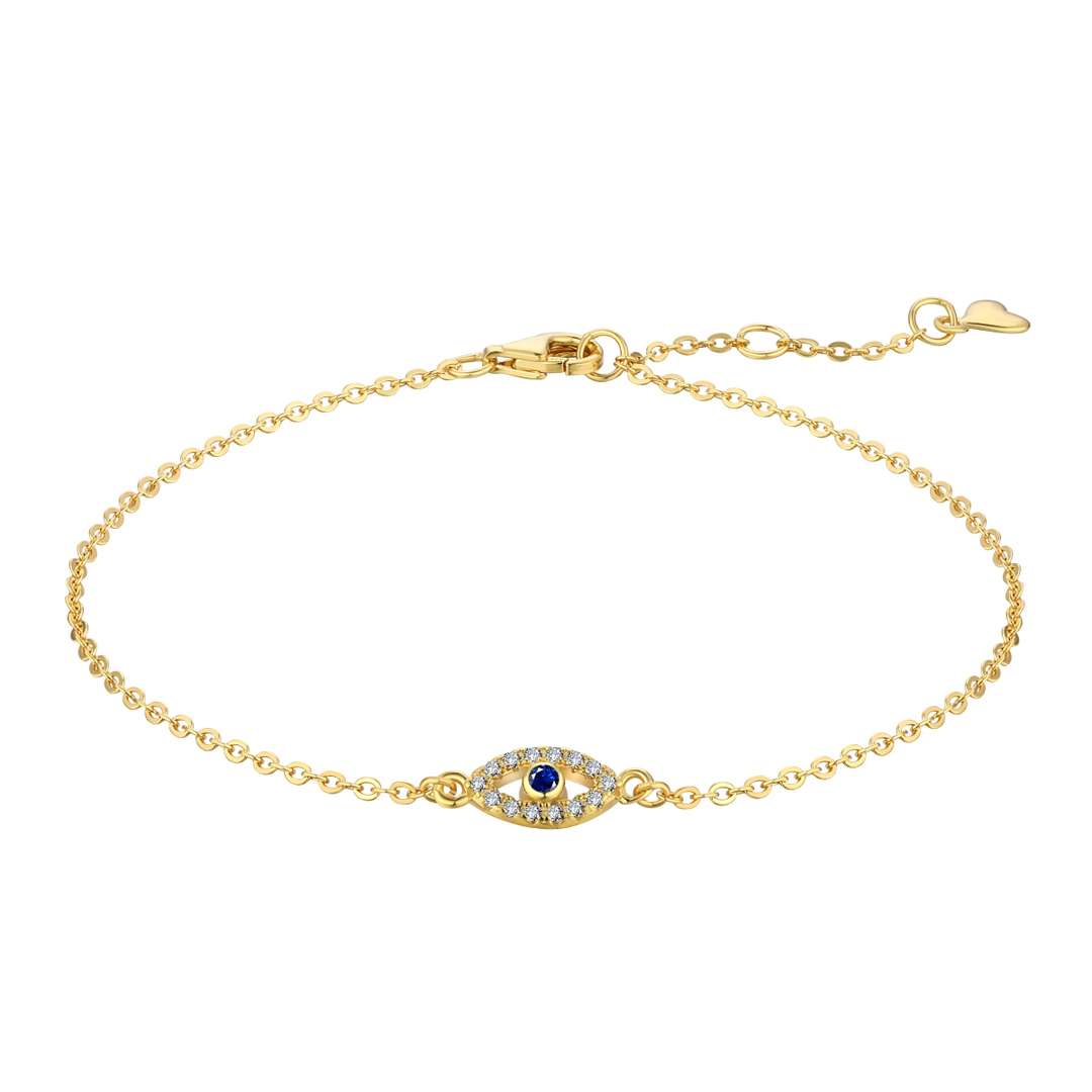 [Mirelle Jewelry]Evil Eye Shape Necklace