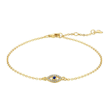 [Mirelle Jewelry]Evil Eye Shape Necklace