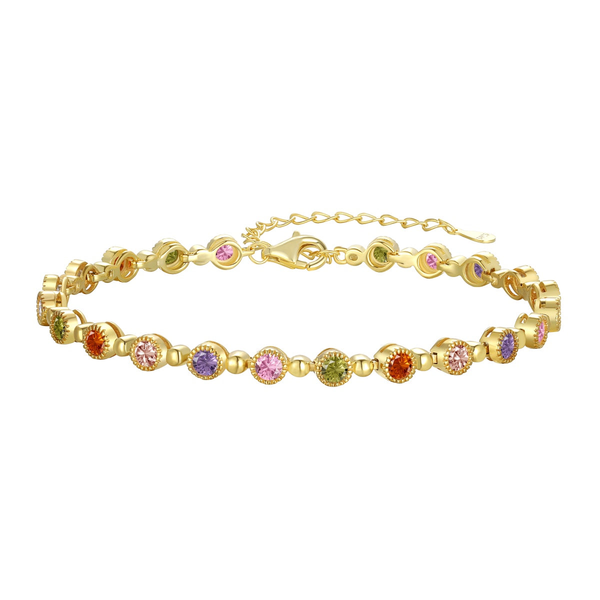 [Mirelle Jewelry]Sparkling Exquisite Round Cut Party Bracelet