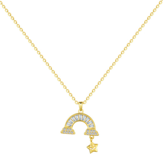 [Mirelle Jewelry]Unique Rainbow Star Necklace