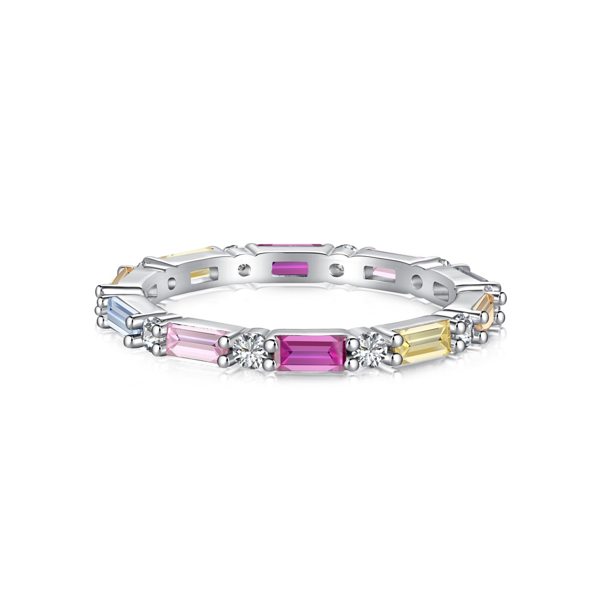 [Mirelle Jewelry]Lively In Shades Elegant Radiant Cut Daily Ring