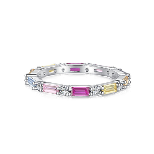 [Mirelle Jewelry]Lively In Shades Elegant Radiant Cut Daily Ring