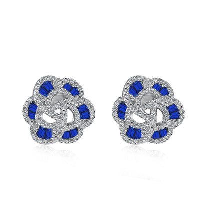 [Mirelle Jewelry]Exquisite Flower Shape Daily Earrings